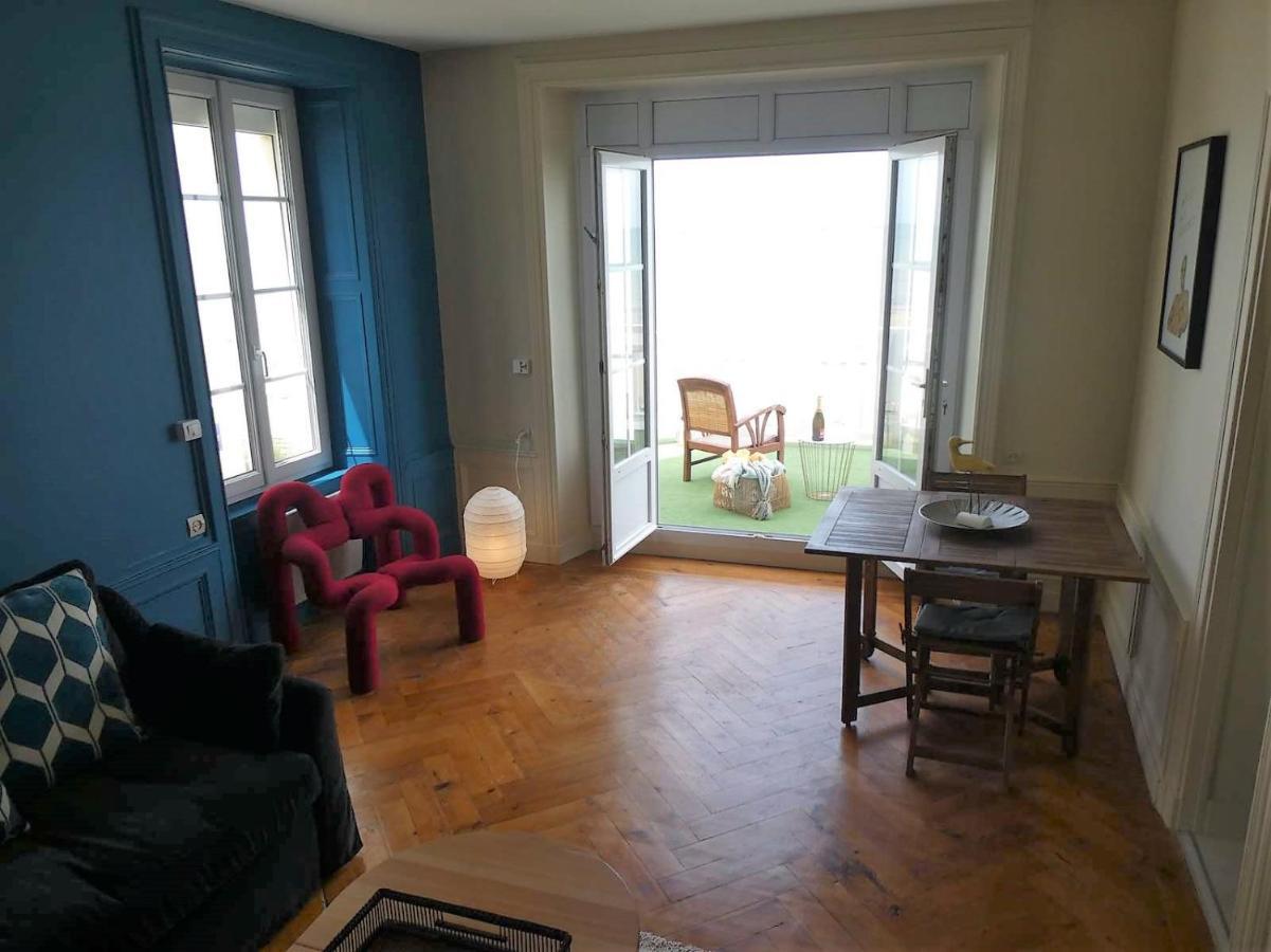 Appartement De Standing - Avec Terrasse Et Vue Mer อาร์โรม็องเชอเลส์แบ็ง ภายนอก รูปภาพ