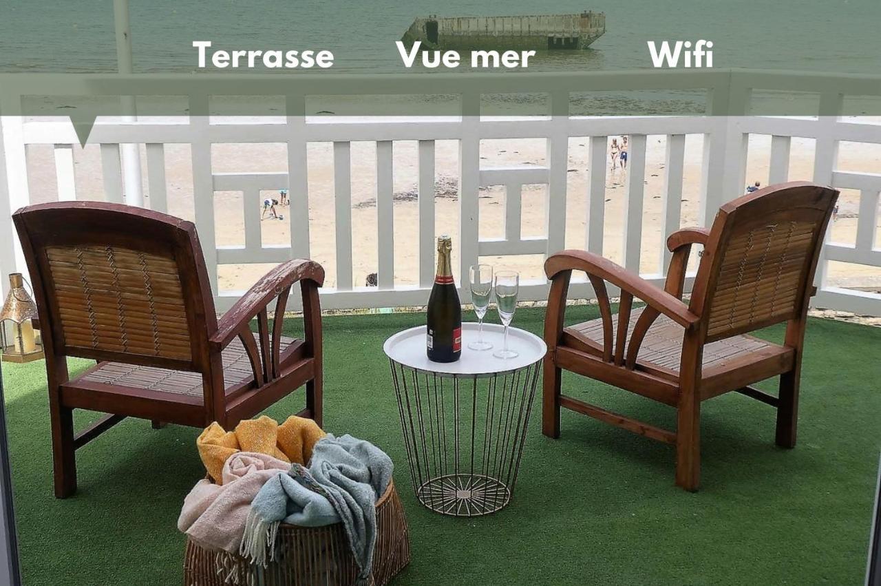 Appartement De Standing - Avec Terrasse Et Vue Mer อาร์โรม็องเชอเลส์แบ็ง ภายนอก รูปภาพ