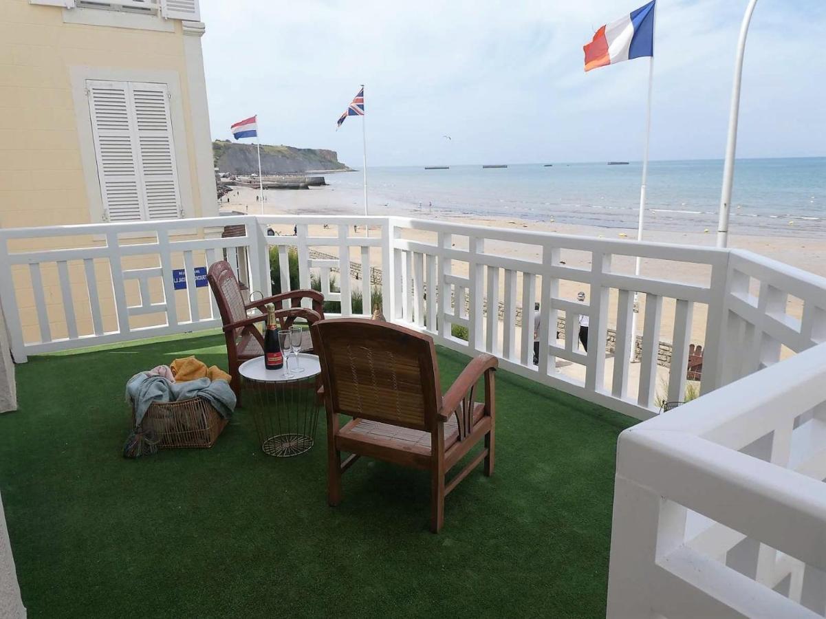Appartement De Standing - Avec Terrasse Et Vue Mer อาร์โรม็องเชอเลส์แบ็ง ภายนอก รูปภาพ